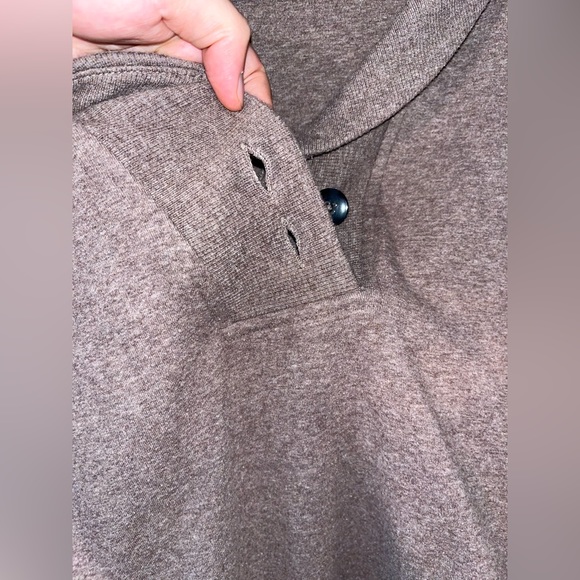 Banana Republic Womens Brown Long Sleeve Shawl Collar Pullover Size Large - Picture 10 of 16